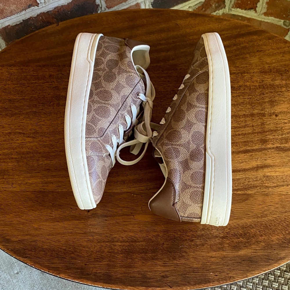 Coach Lowline coated canvas sneakers, NWT, size 8 - Picture 3 of 6